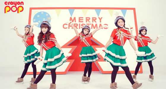 Crayon Pop《Lonely Christmas》原版第一段教学